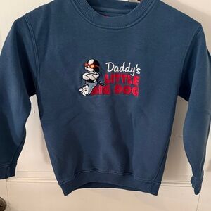 Big Dogs Blue Kids Sweatshirt with Fun Design